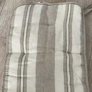 Restoration Hardware Baby bumper for crib.